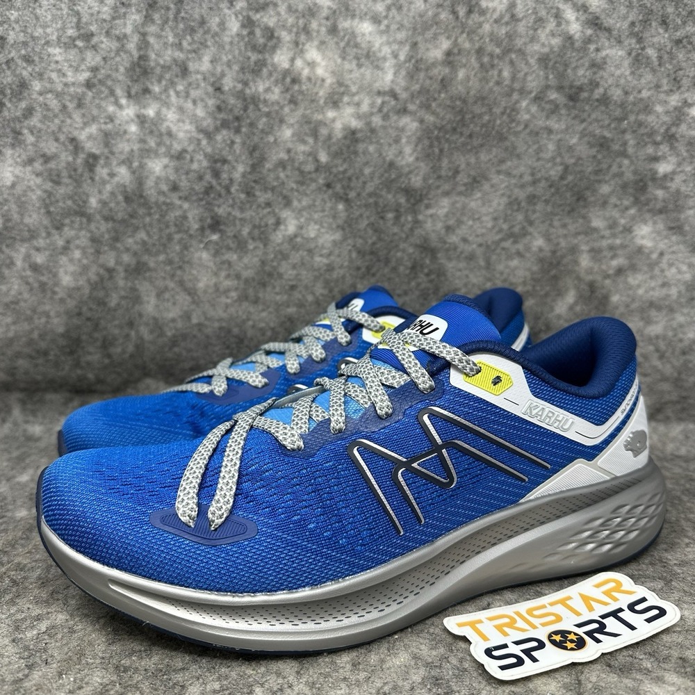 Karhu Synchron 2.0 Running Shoes Mens Size 8.5 Blue Silver F103000